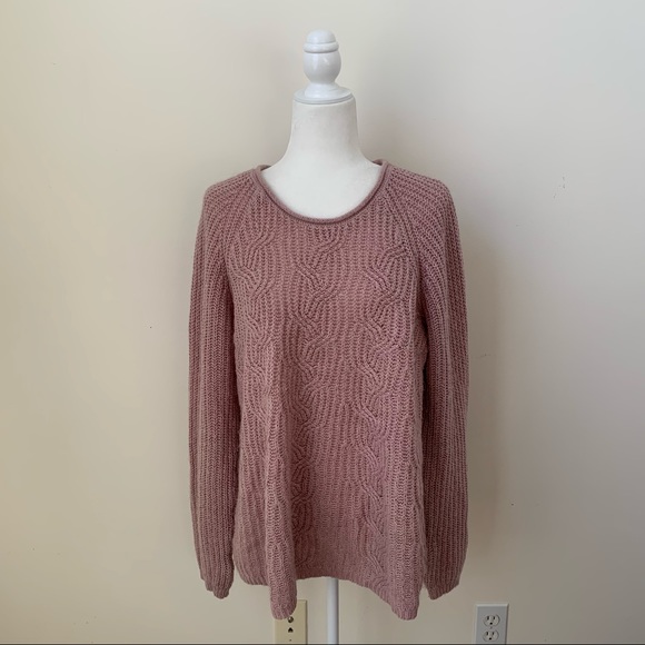 Sonoma Light Pink Knit Raglan Oversized Sweater - Picture 7 of 7